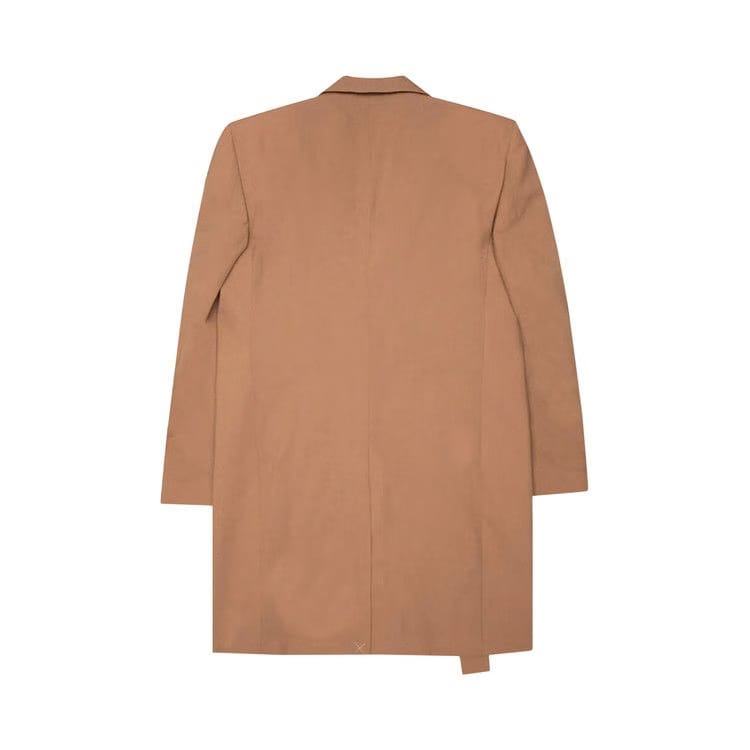 Off-White Relaxed Long Jacket Camel