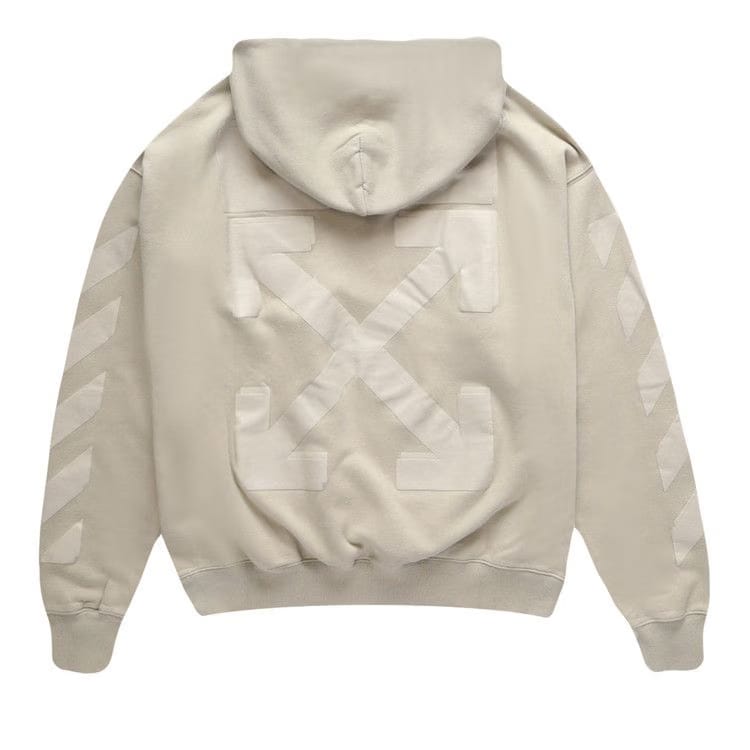 Off-White Rubber Arrow Skate Hoodie Abbey Stone