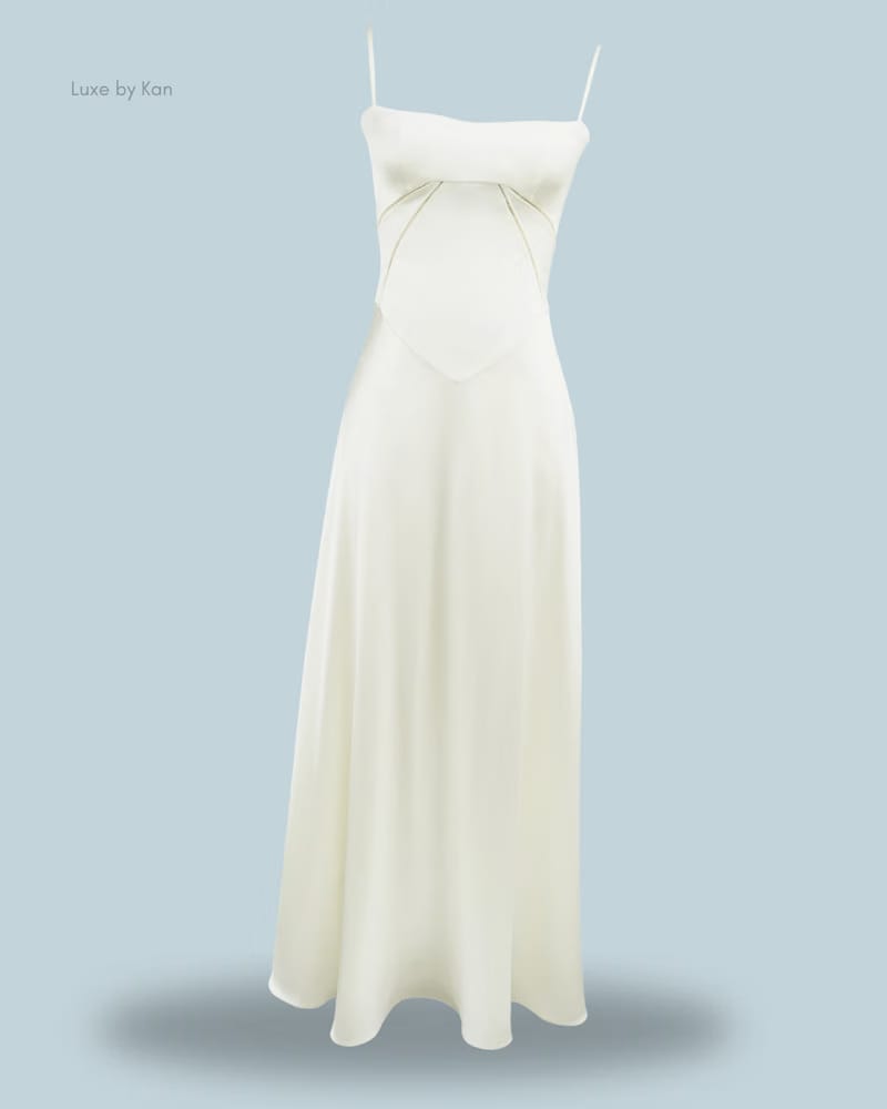 HOUSE OF CB Anabella Lace Up Maxi Dress