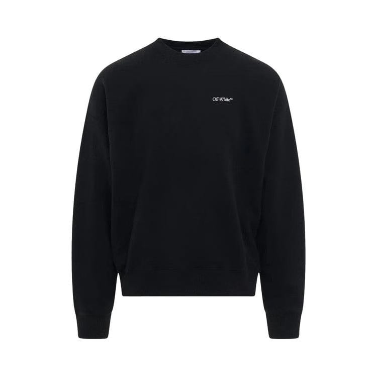 Off-White Scratch Tab Skate Sweatshirt Black