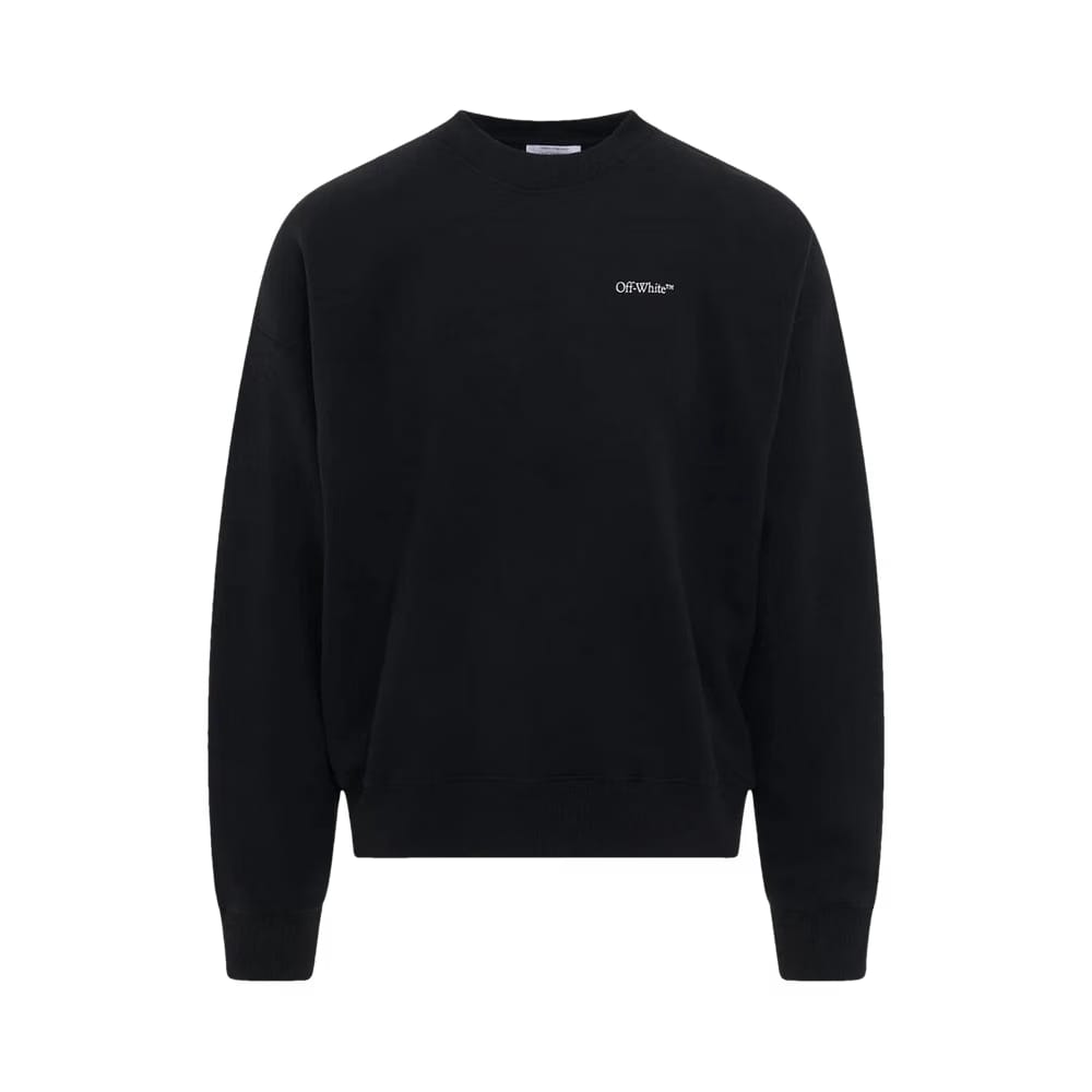 Off-White Scratch Tab Skate Sweatshirt Black