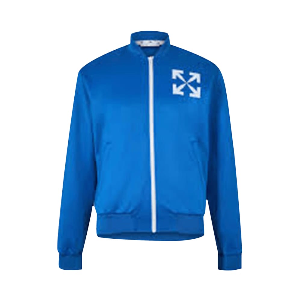 Off-White Single Arrow Slim Track Top Peacock/White