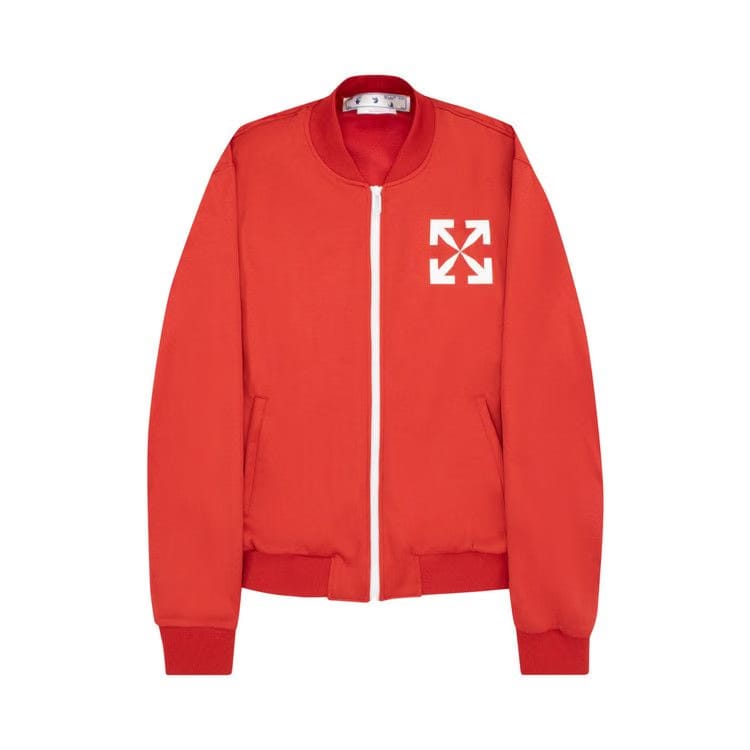 Off-White Single Arrow Slim Tracktop Red/White