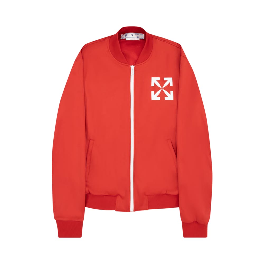 Off-White Single Arrow Slim Tracktop Red/White