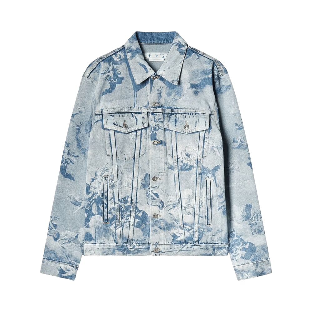 Off-White Skate Denim Jacket Azzurro