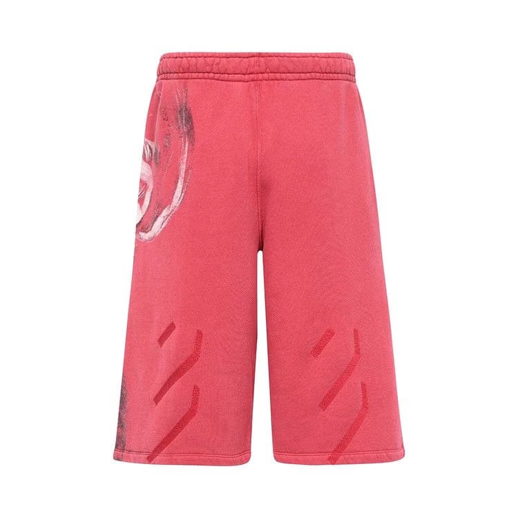 Off-White St. Matthew Over Sweatshort Rio Red/Green