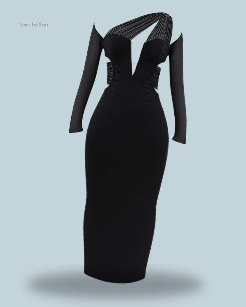 HOUSE OF CB Zahra Plunge Maxi Dress