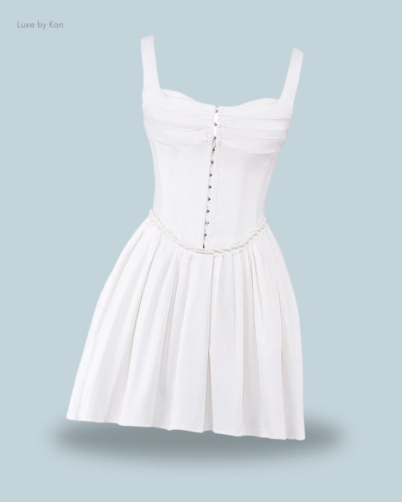 HOUSE OF CB Cupid Pleated Mini Dress