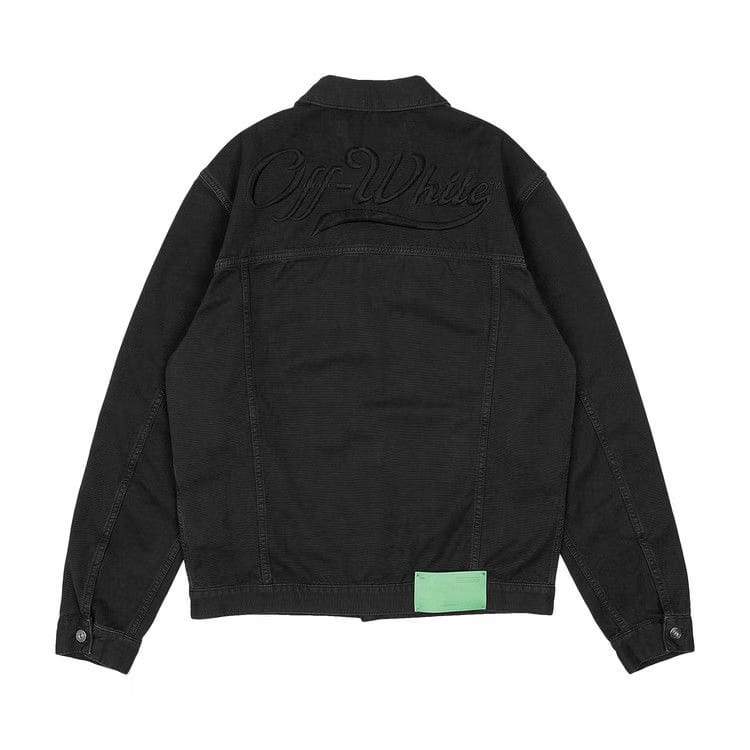 Off-White Wave Off Canvas Skate Jacket Black