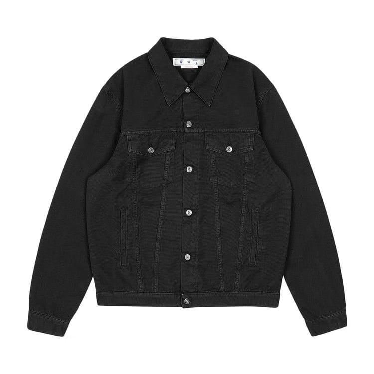 Off-White Wave Off Canvas Skate Jacket Black