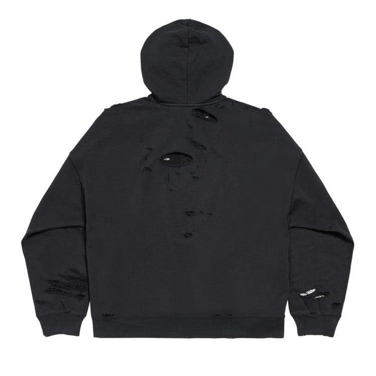 Balenciaga Wide Fit Hoodie Faded Black/White