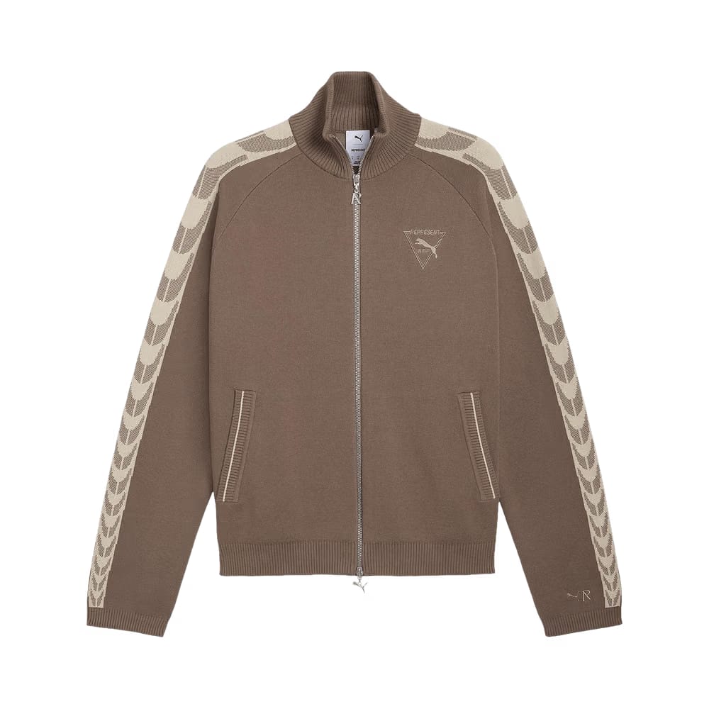 Puma x Represent T7 Knit Jacket Pine Bark