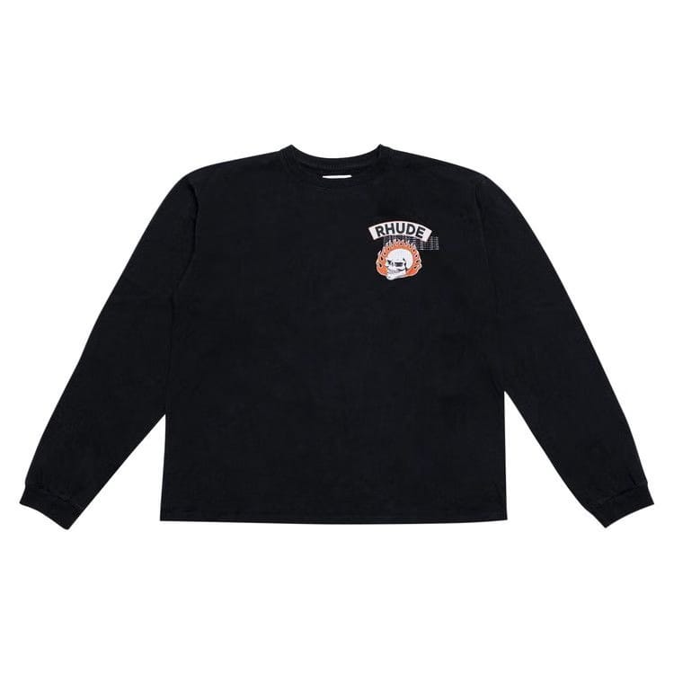Rhude 92 Rally Long-Sleeve T-Shirt Vintage Black