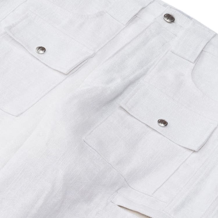 Rhude Amaro Linen Cargos Ivory