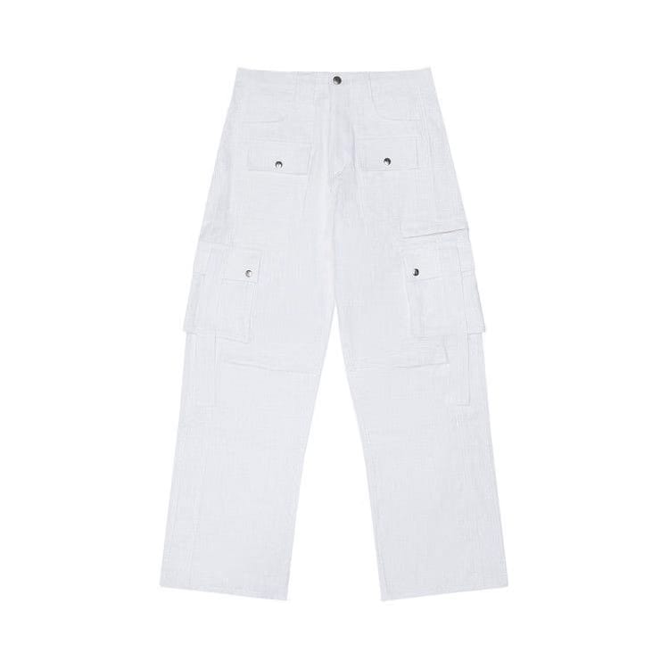 Rhude Amaro Linen Cargos Ivory