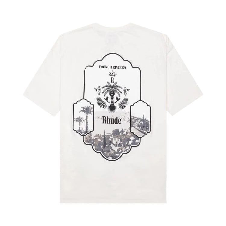 Rhude Azur Mirror T-Shirt Vintage White