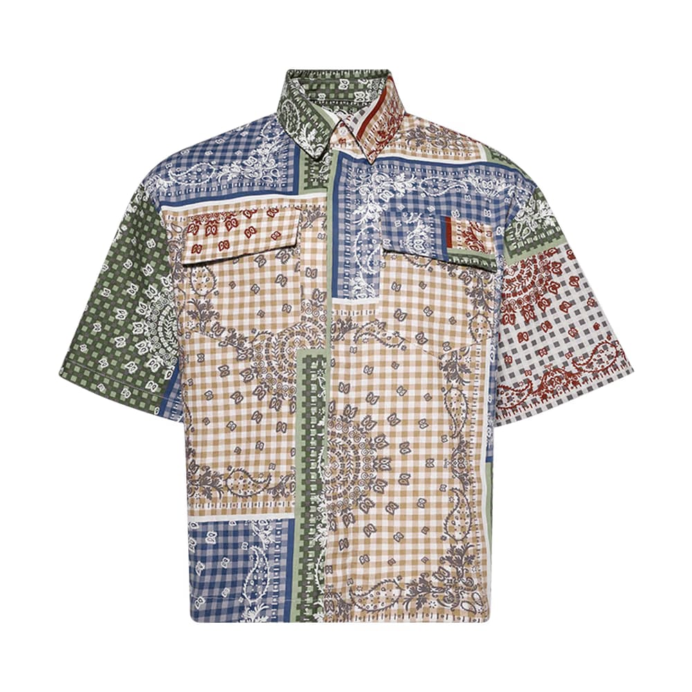 Rhude Bandana Boxy Work Shirt Multicolor