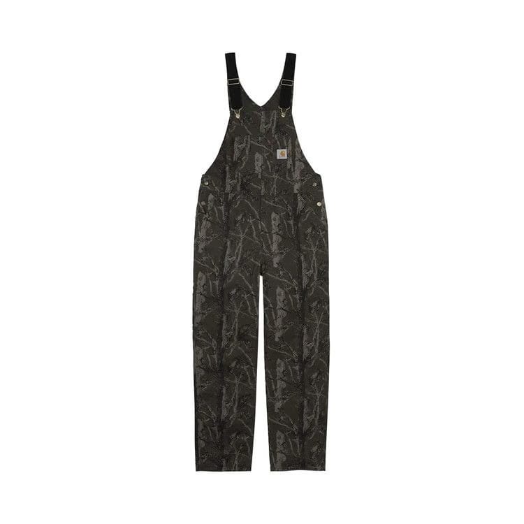 Carhartt WIP Bib Overall Rinsed Green Camo