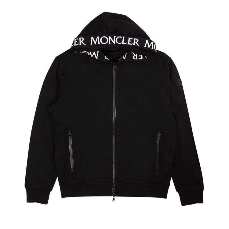 Moncler Logo Hoodie Black