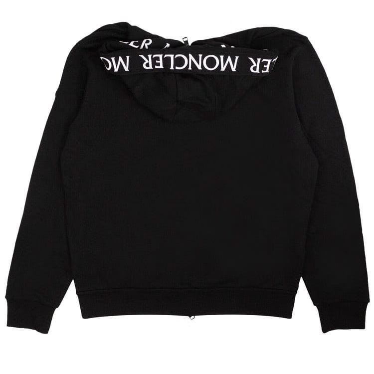 Moncler Logo Hoodie Black