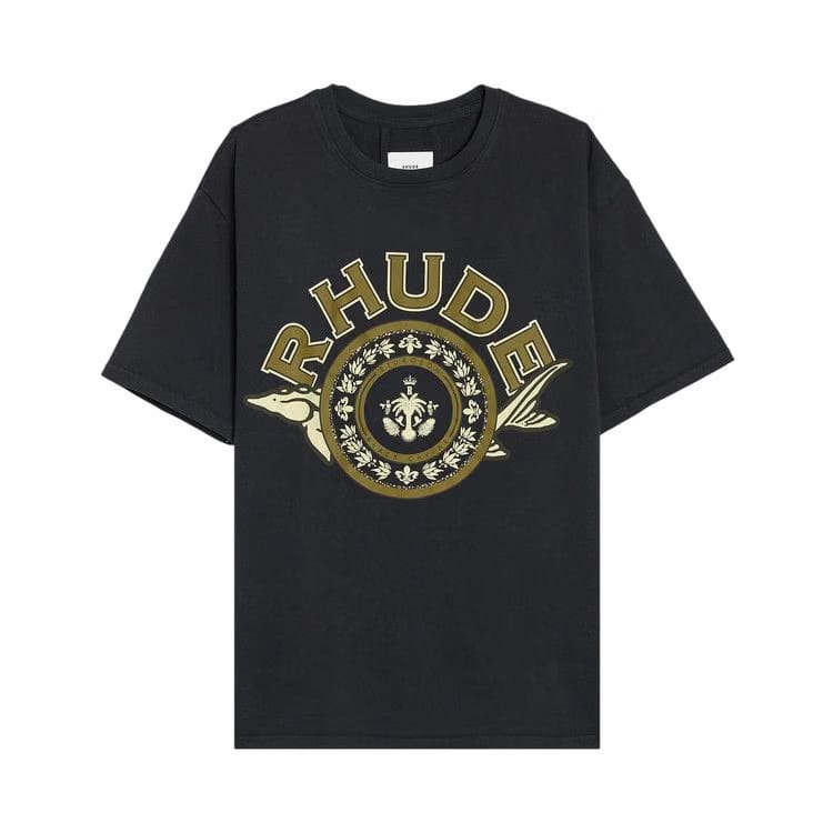 Rhude Black Caviar T-Shirt Vintage Black