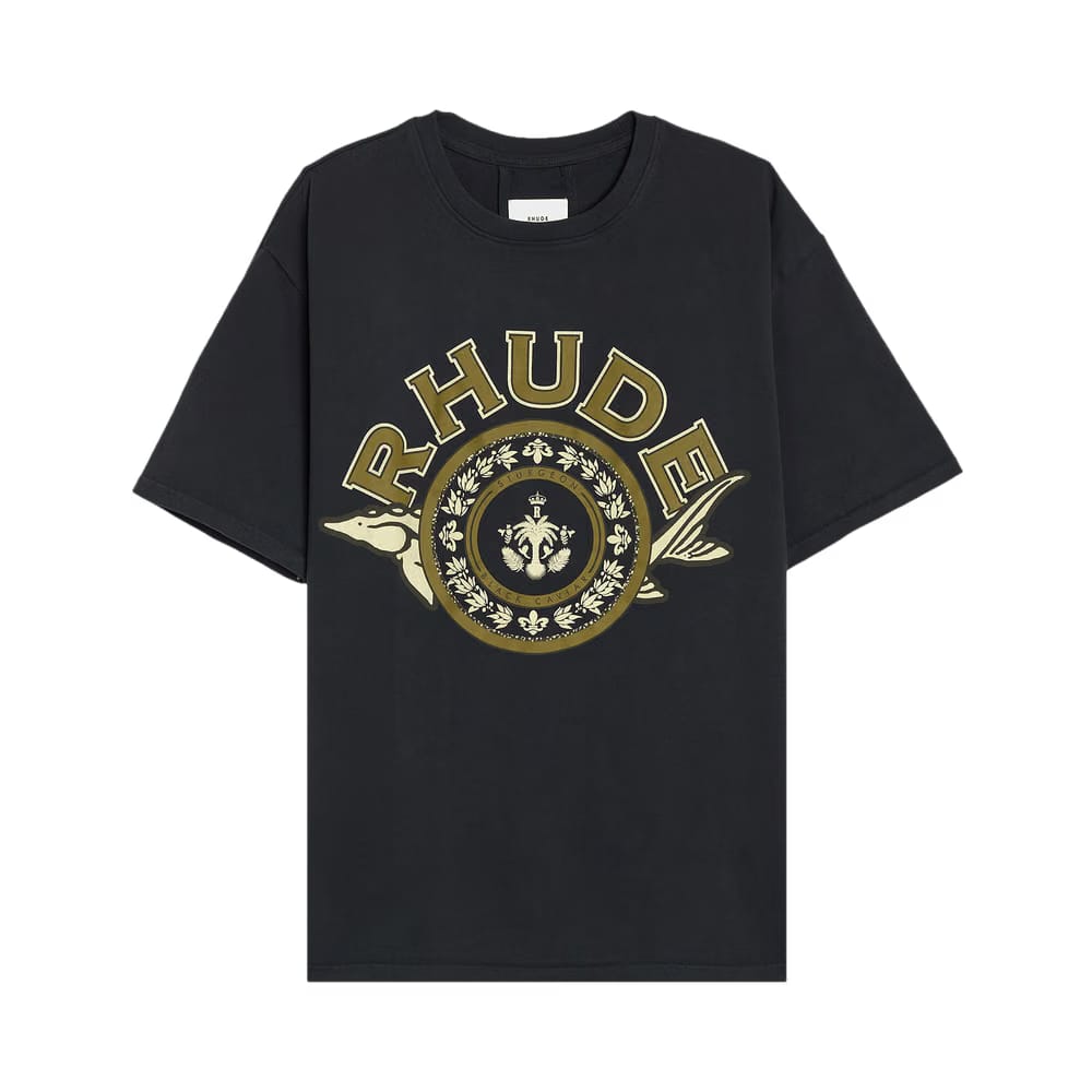 Rhude Black Caviar T-Shirt Vintage Black