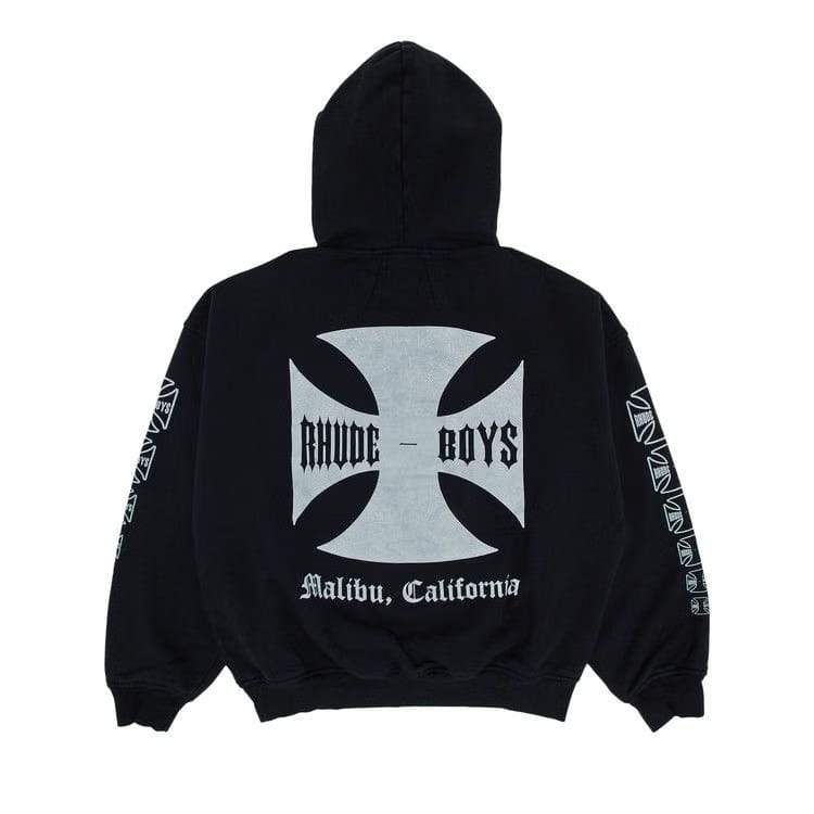 Rhude Boys Hoodie Vintage Black