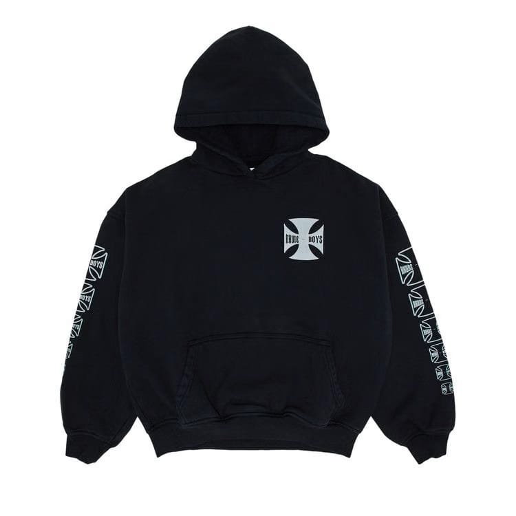 Rhude Boys Hoodie Vintage Black