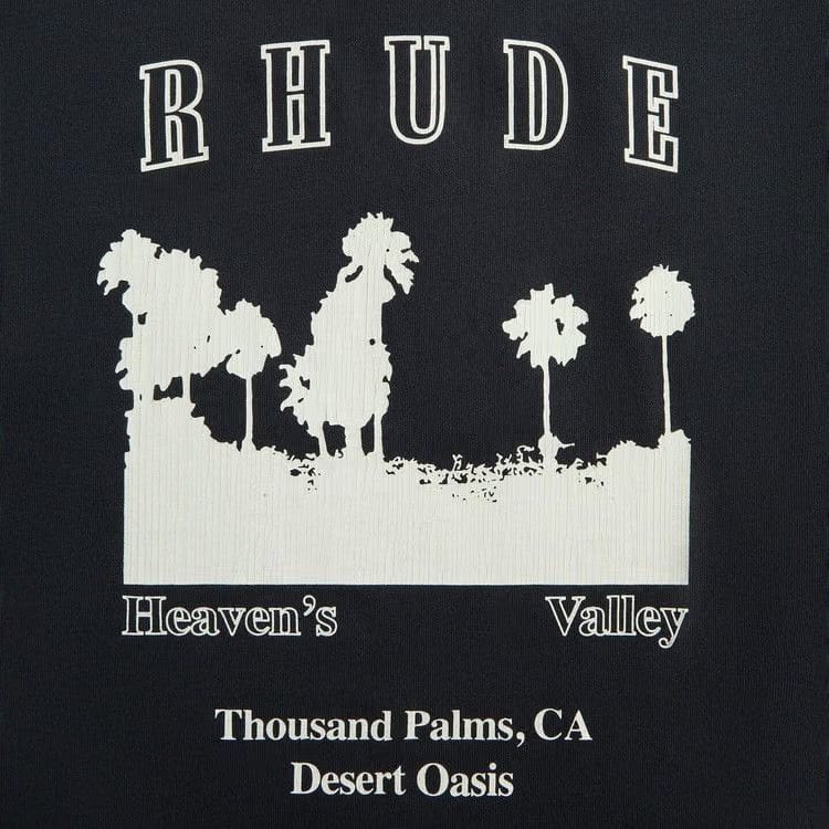 Rhude Thousand Palms T-Shirt Vintage Black/White