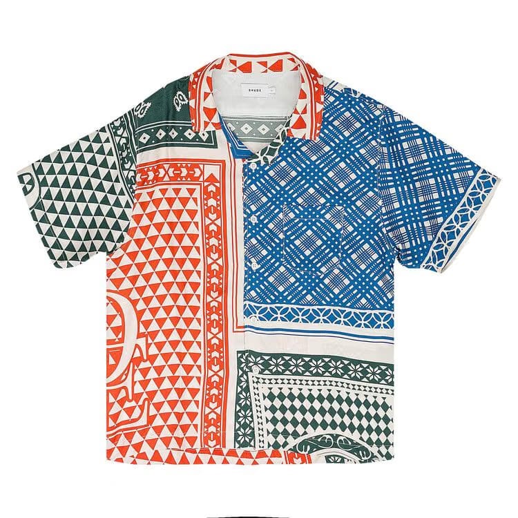 Rhude Card Button Down Shirt Multicolor
