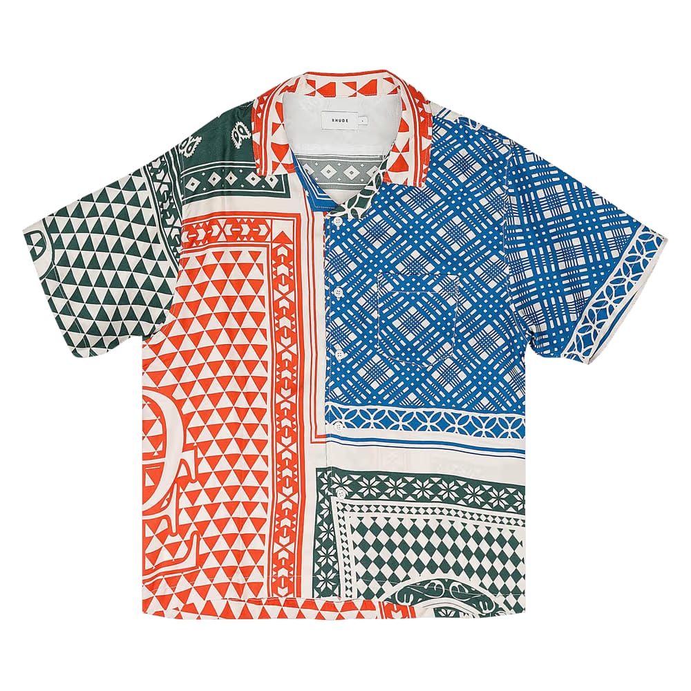 Rhude Card Button Down Shirt Multicolor