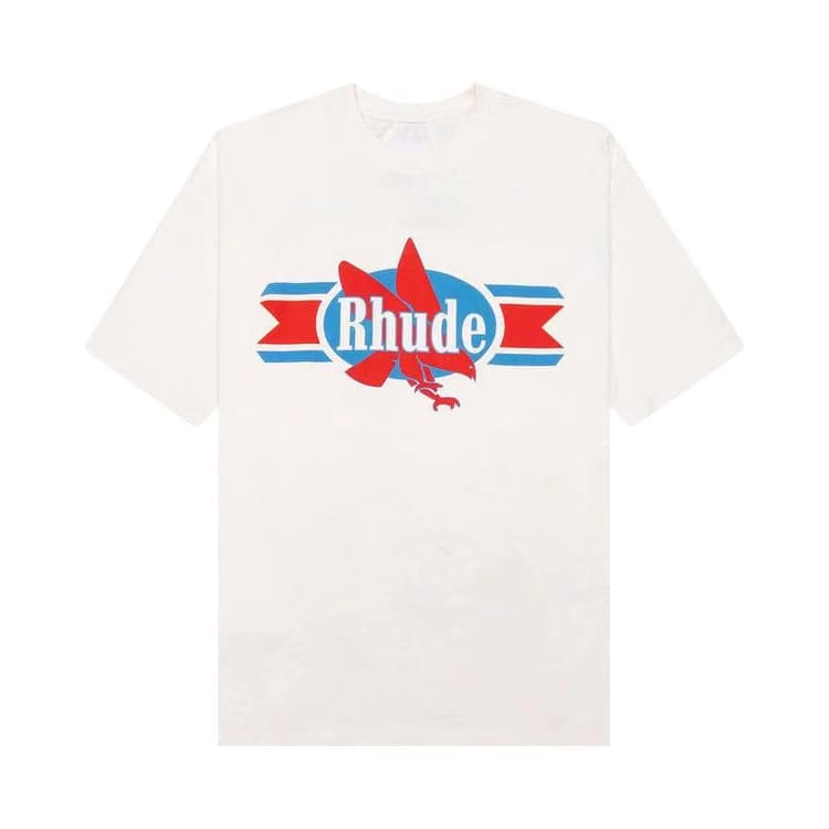 Rhude Chevron Eagle T-Shirt Vintage White