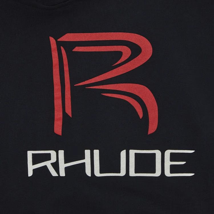 Rhude Circuit Logo Hoodie Vintage Black