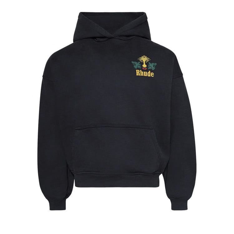 Rhude Tabaco Hoodie Vintage Black