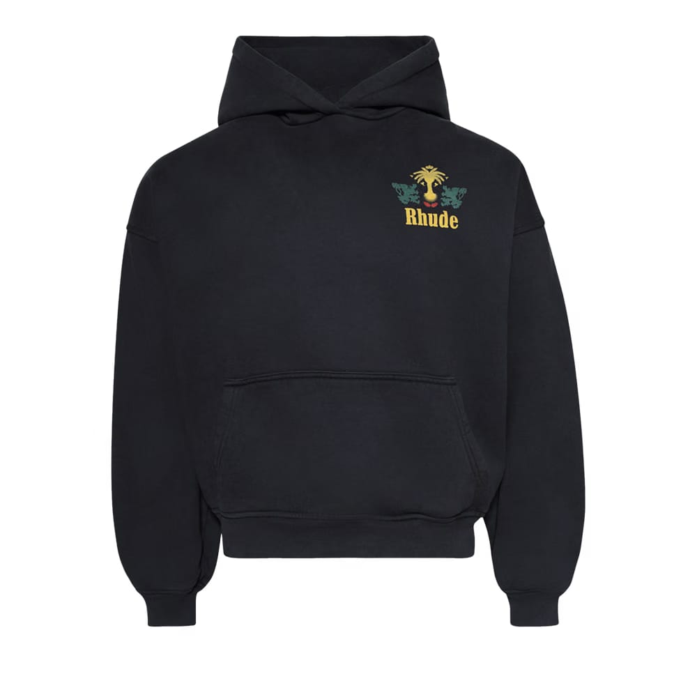 Rhude Tabaco Hoodie Vintage Black