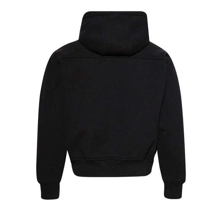 Rhude Classique Zip Up Hoodie Black/White