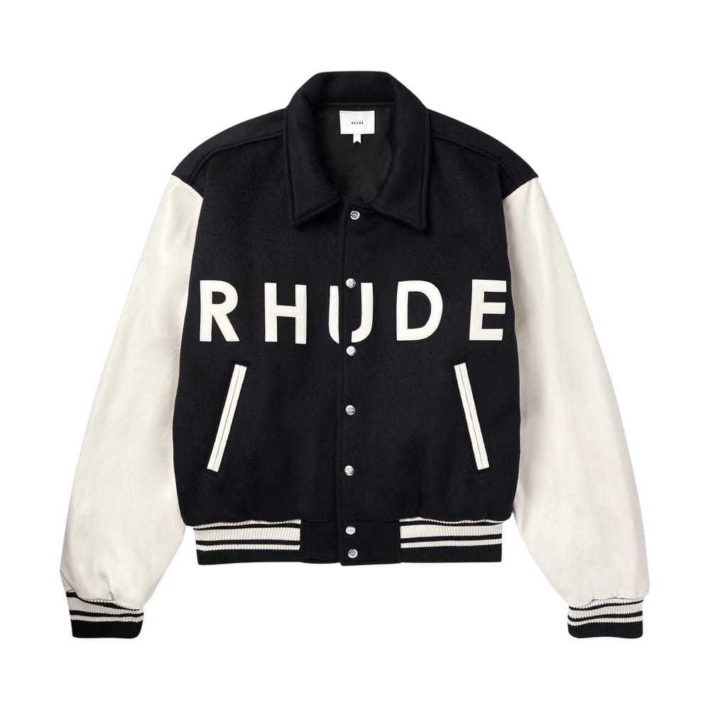 Rhude Collegiate Jacket Black/Cream