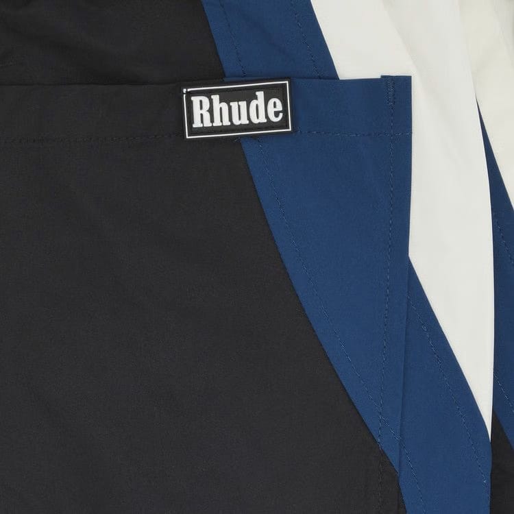 Rhude Color Blocked Track Pant Black/Creme
