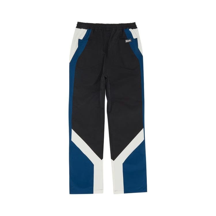 Rhude Color Blocked Track Pant Black/Creme