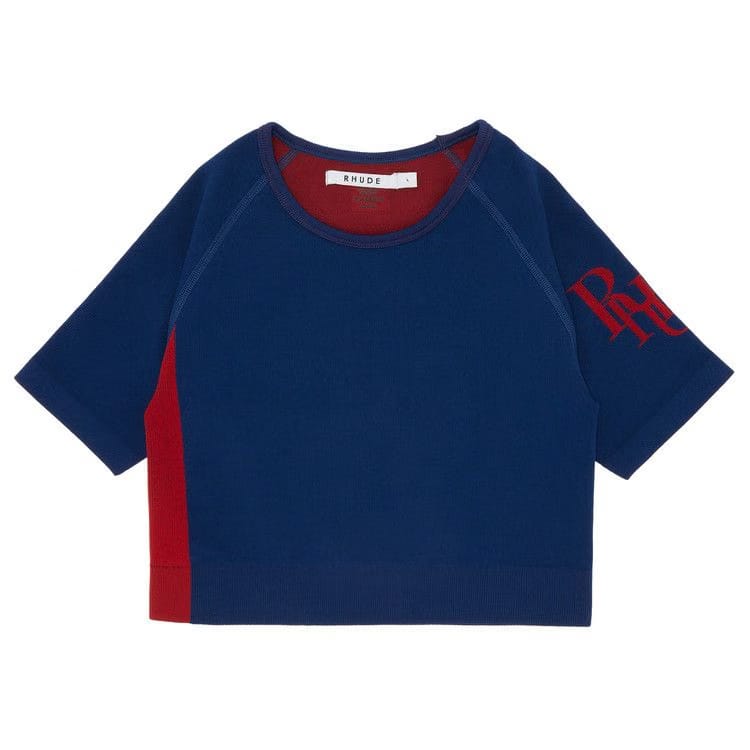 Rhude Core Techknit Top Blue/Red