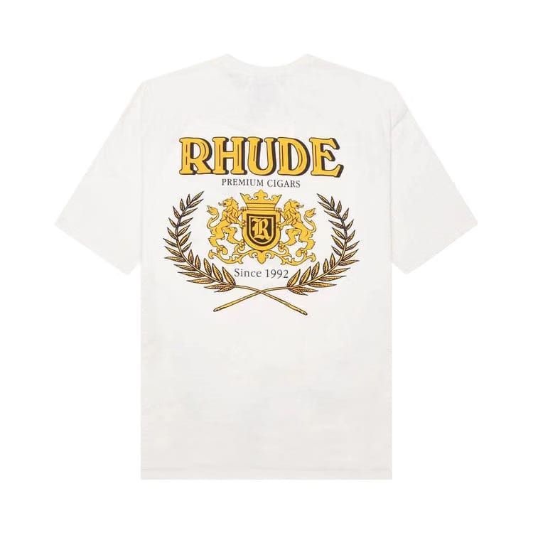 Rhude Cresta Cigar T-Shirt Vintage White
