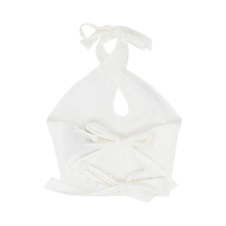 Rhude Cross-Tie Blouse White