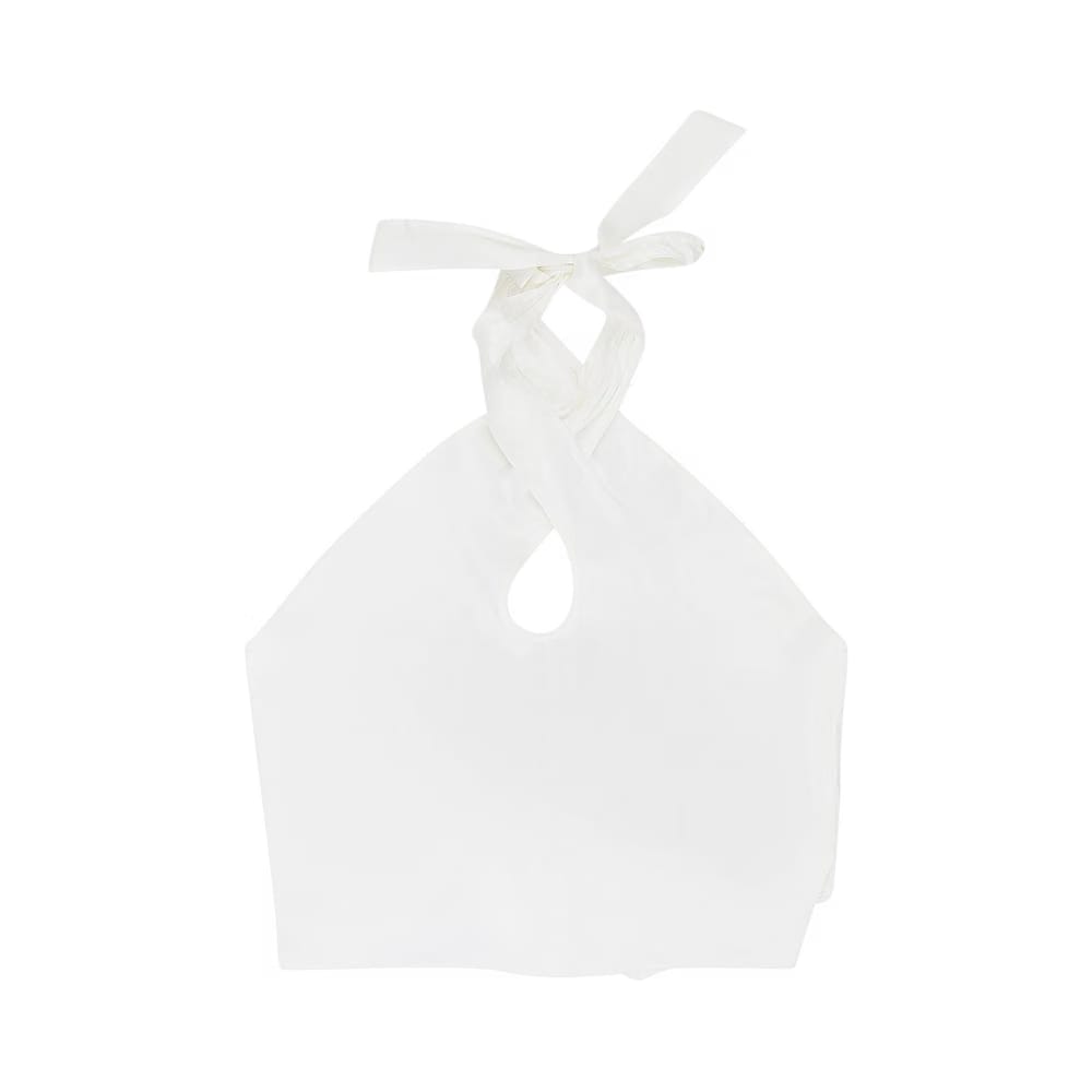 Rhude Cross-Tie Blouse White