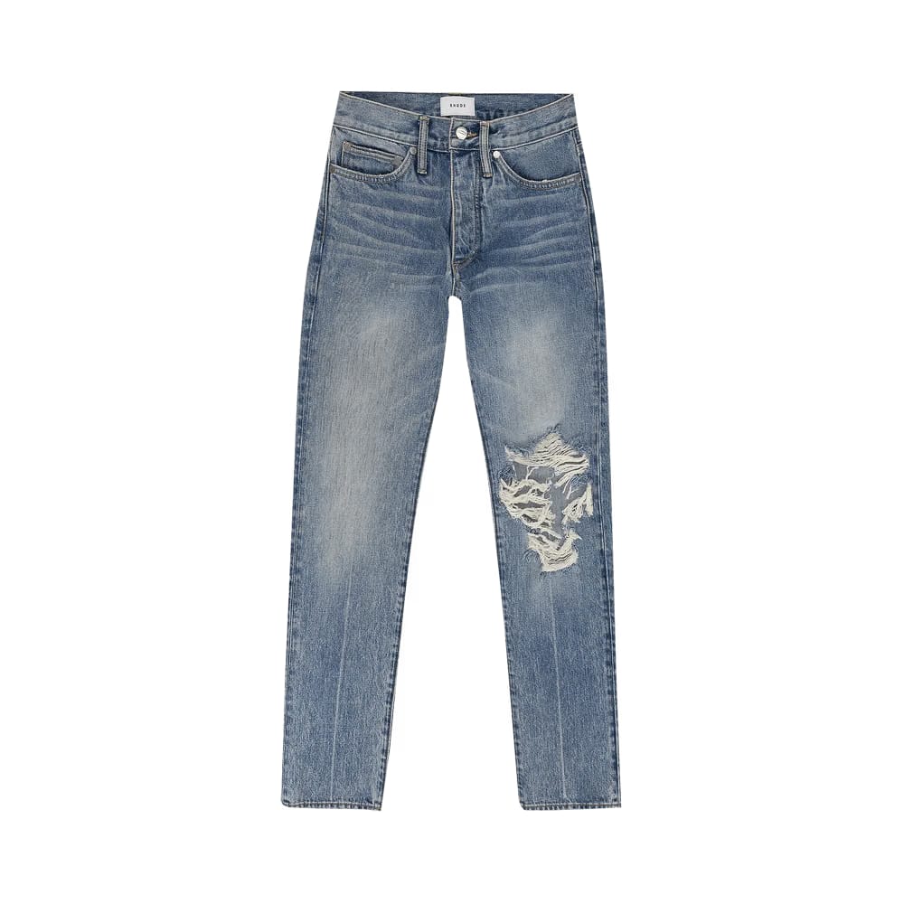 Rhude Denim Straight-Fit Jeans Indigo