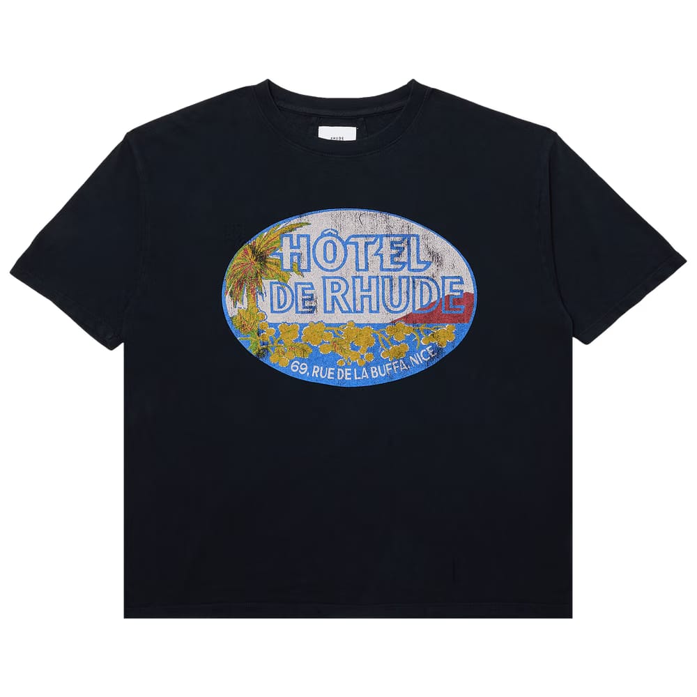 Rhude Dimora T-Shirt Vintage Black