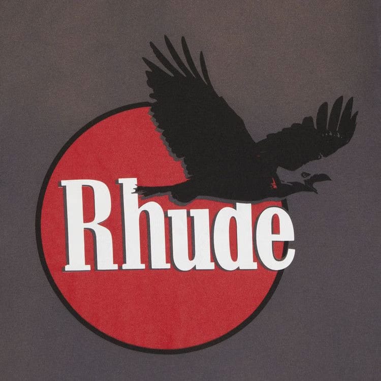 Rhude Eagle Logo T-Shirt Vintage Grey