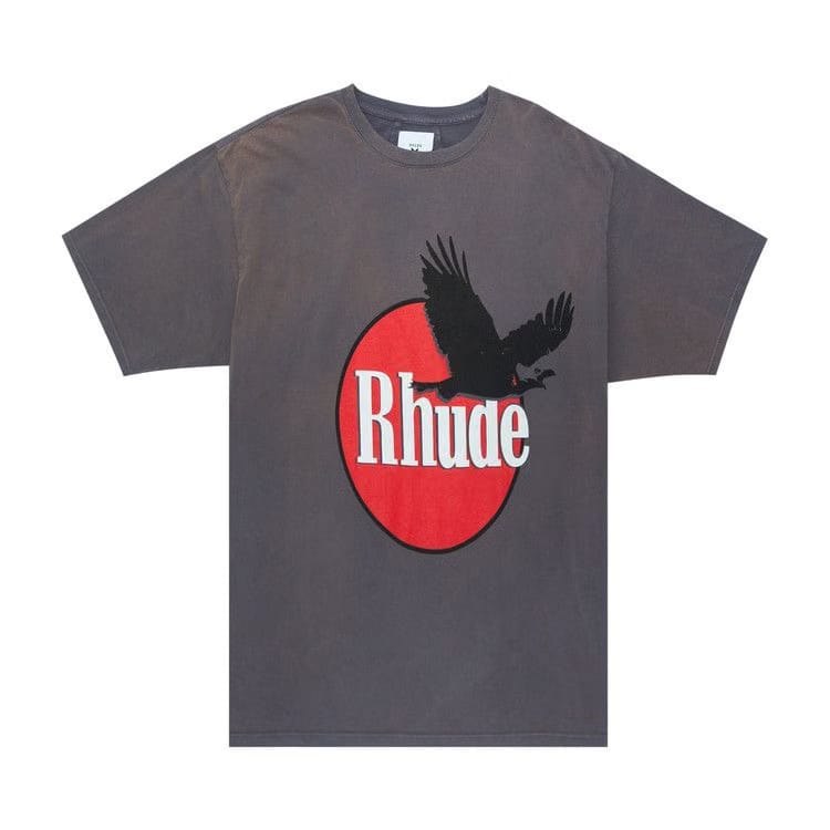 Rhude Eagle Logo T-Shirt Vintage Grey