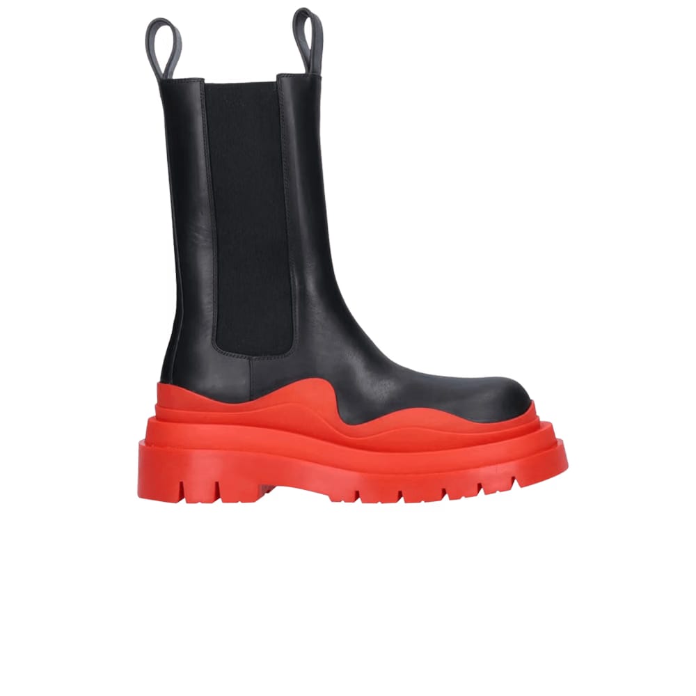 Bottega Veneta Wmns Tire Boot 'Black Sunburst'