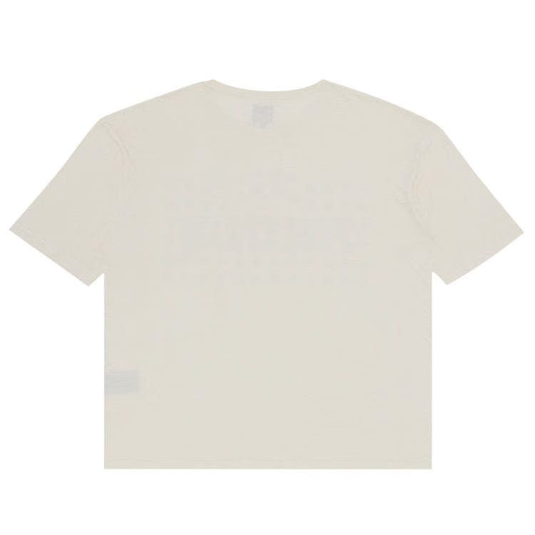 Rhude Flocked Burnout T-Shirt Vintage White
