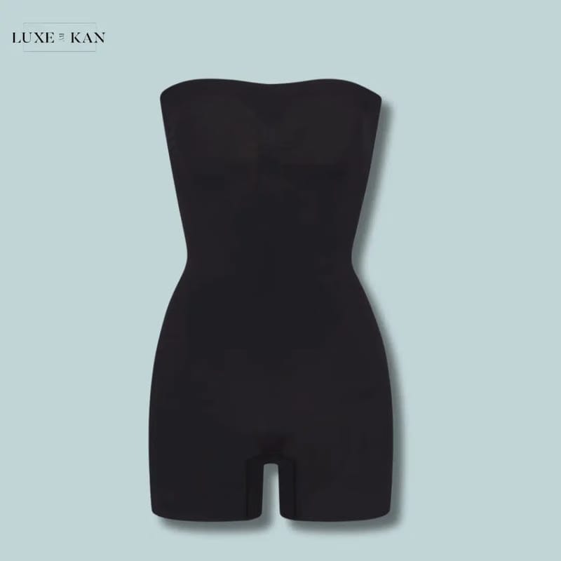 Skims Seamless Sculpt Strapless Shortie Bodysuit